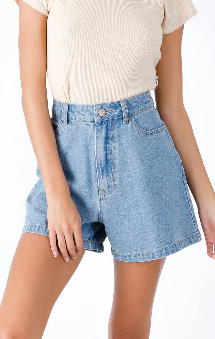 Afends Womens Seventy Two's - Denim Shorts