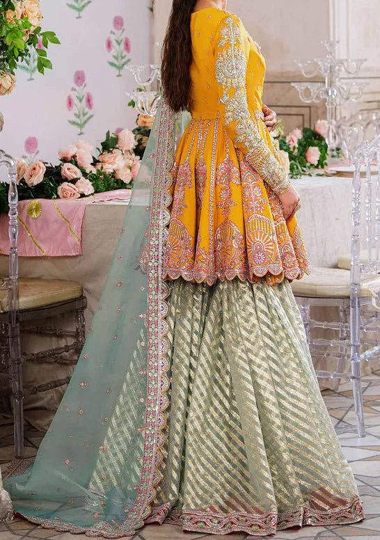 Akbar Aslam Dilaab Pakistani Luxury Net Dress