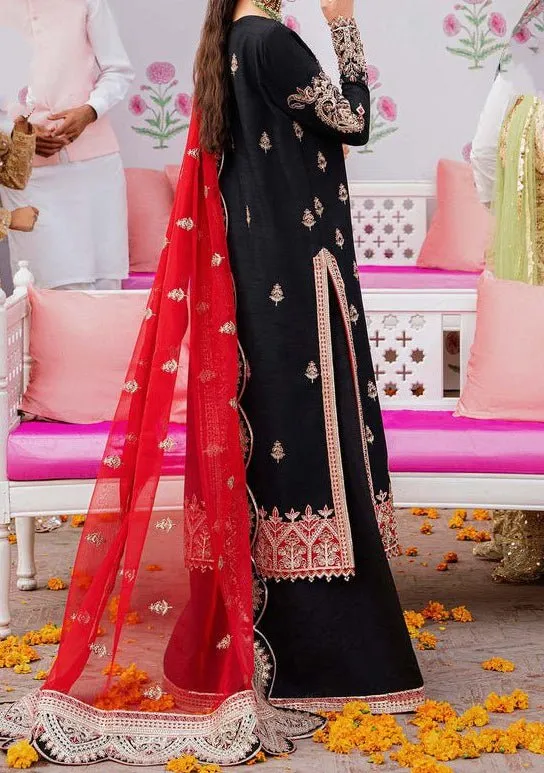 Akbar Aslam Nazmin Pakistani Luxury Raw Silk Dress