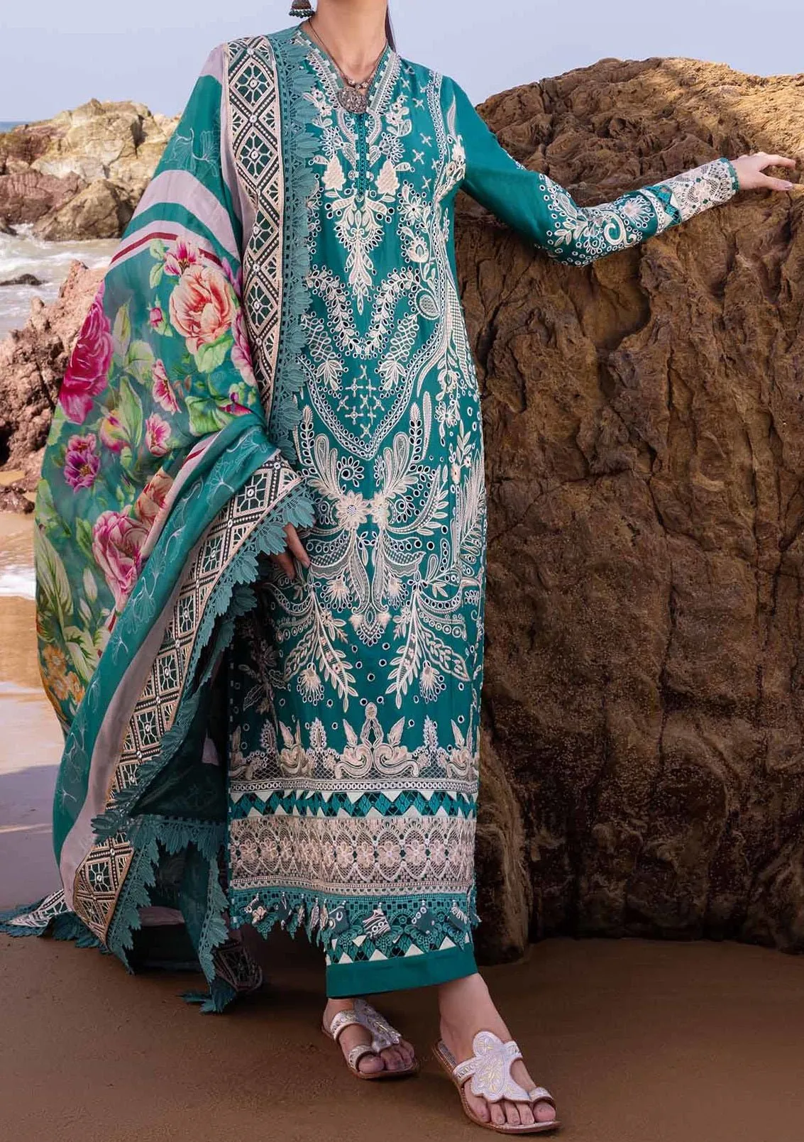 Akbar Aslam Tweedia Pakistani Luxury Lawn Dress