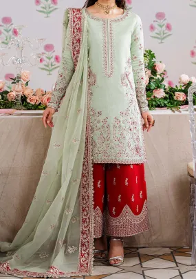 Akbar Aslam Zari Pakistani Luxury Raw Silk Dress