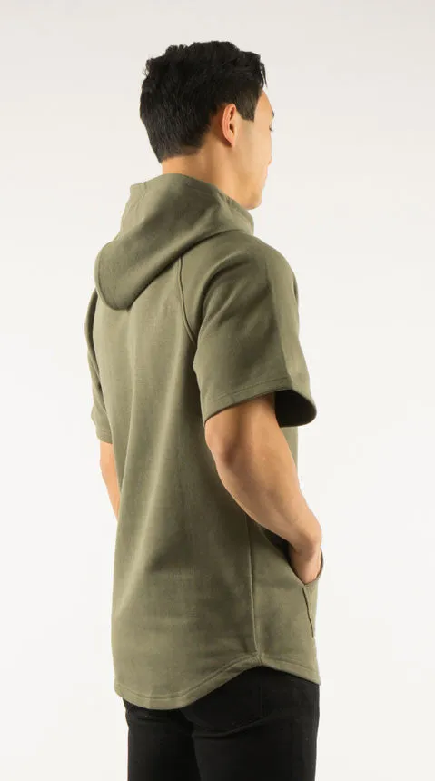 Akomplice VSOP -  West S/S Men's Hoodie, Military Green