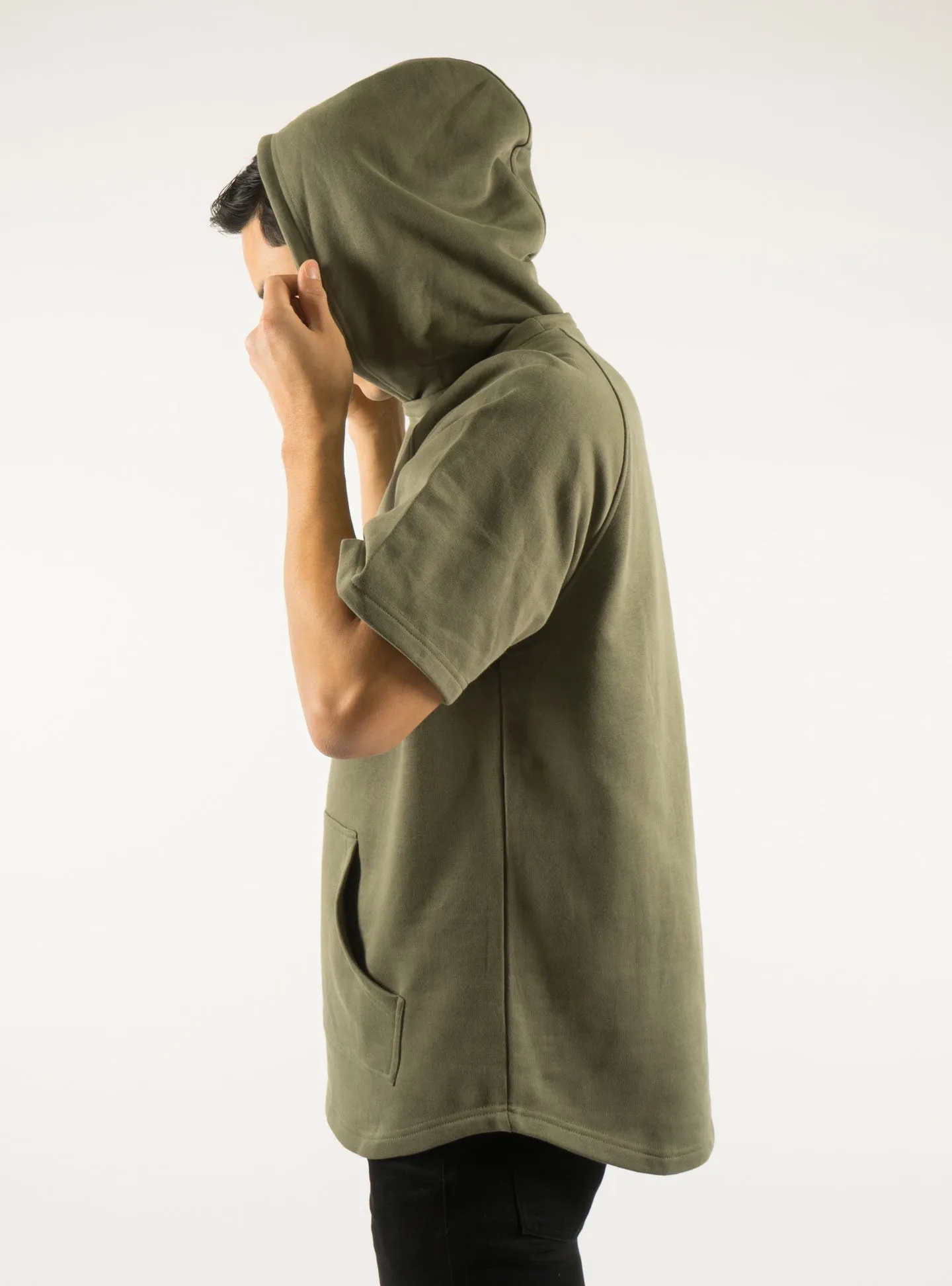 Akomplice VSOP -  West S/S Men's Hoodie, Military Green