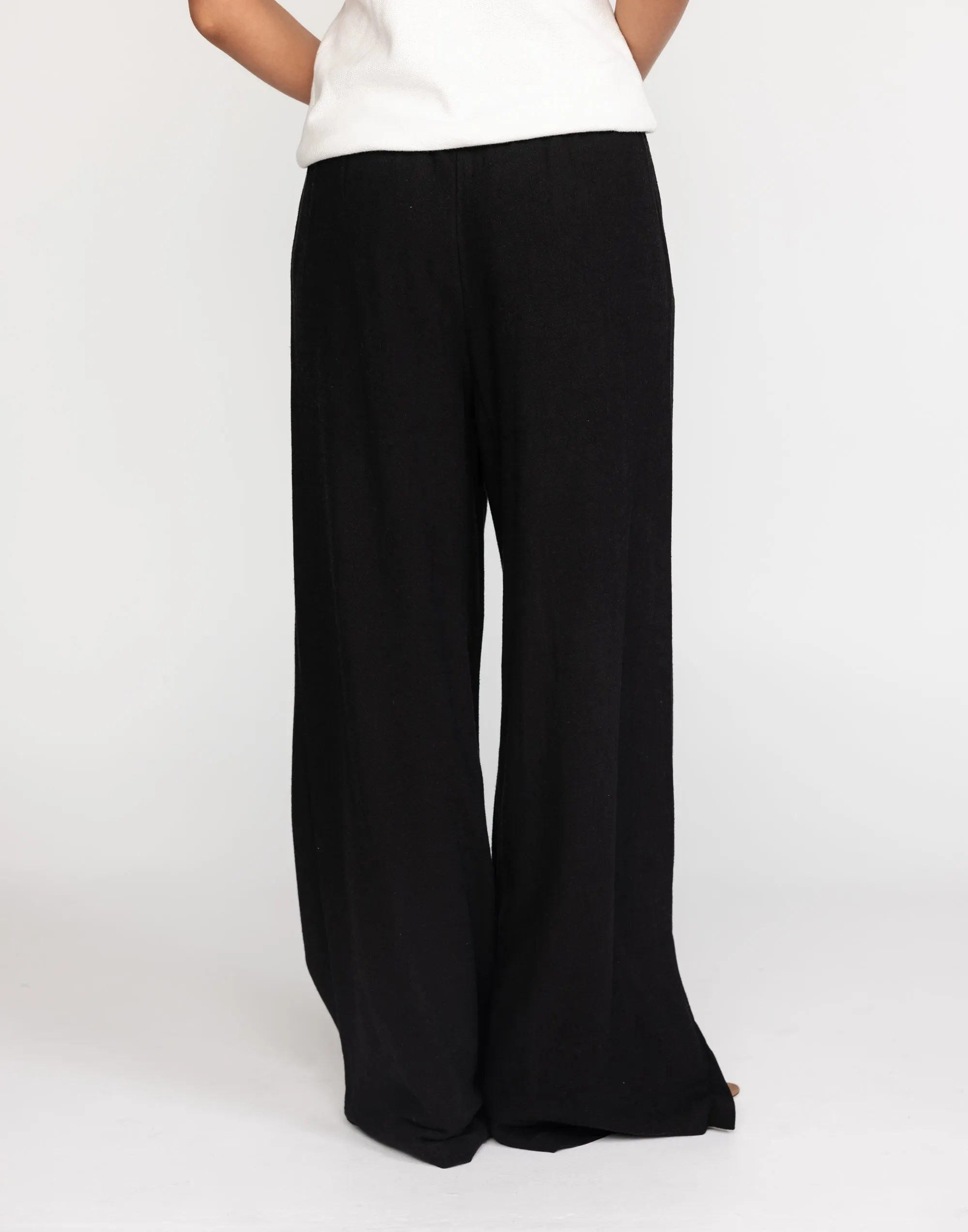 Amee Linen Pants (Black)