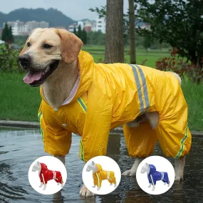 Ashore Shop Dog Pet Waterproof Reflective Raincoat Jacket