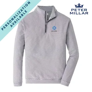 ATO Personalized Peter Millar Mini Stripe Stretch Quarter Zip