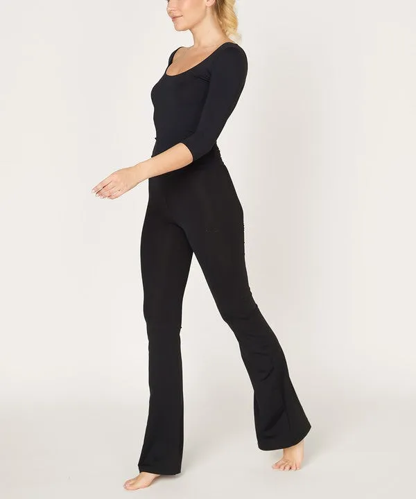 BAMBOO SLIM BELL YOGA PANTS