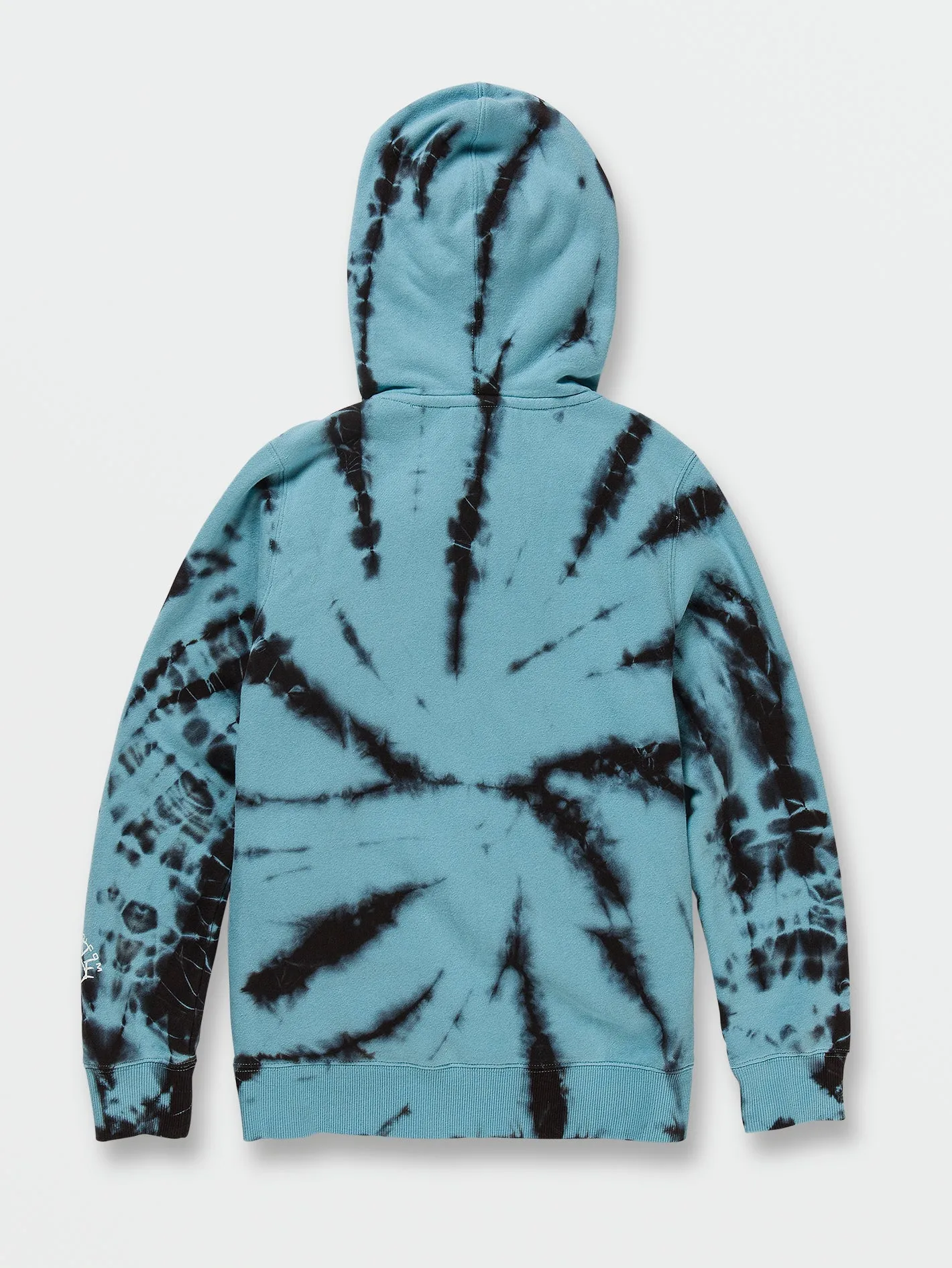 Big Boys Caiden Dye Pullover Hoodie - Pale Aqua