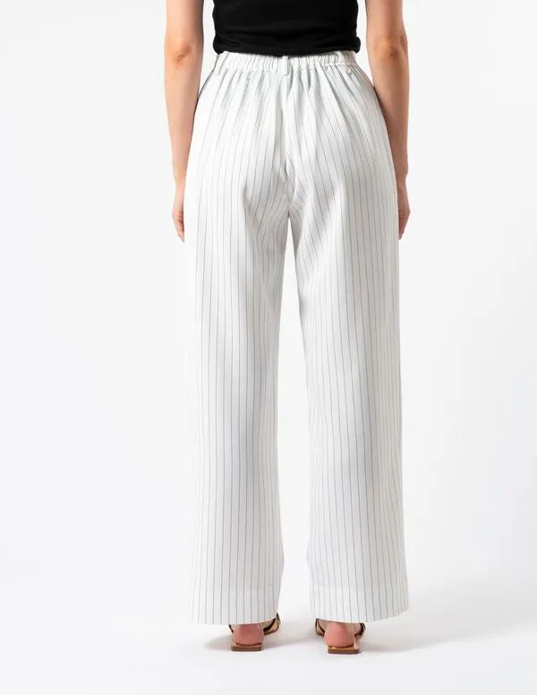 Blaise Pants - Black & White Stripe