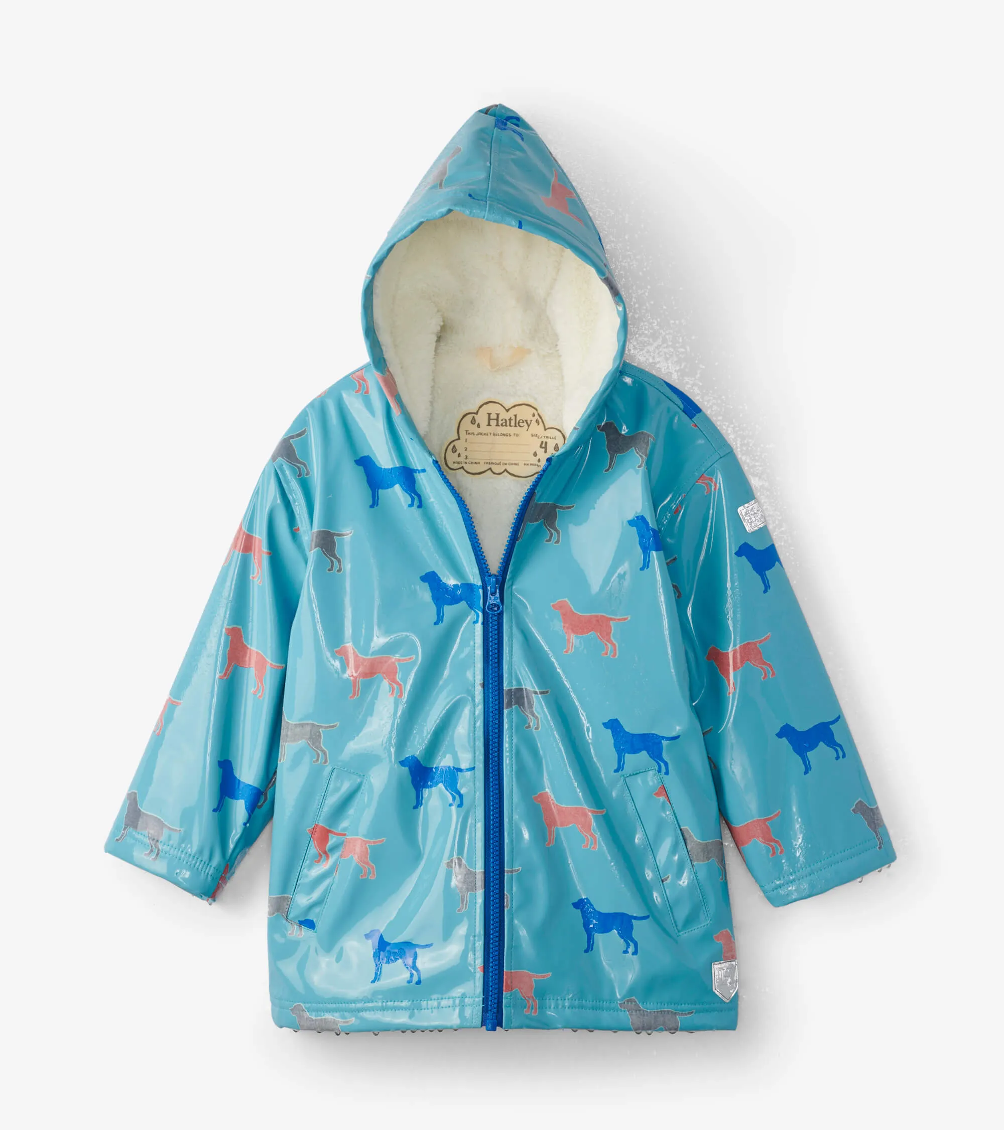 Boys Friendly Labs Color Changing Raincoat