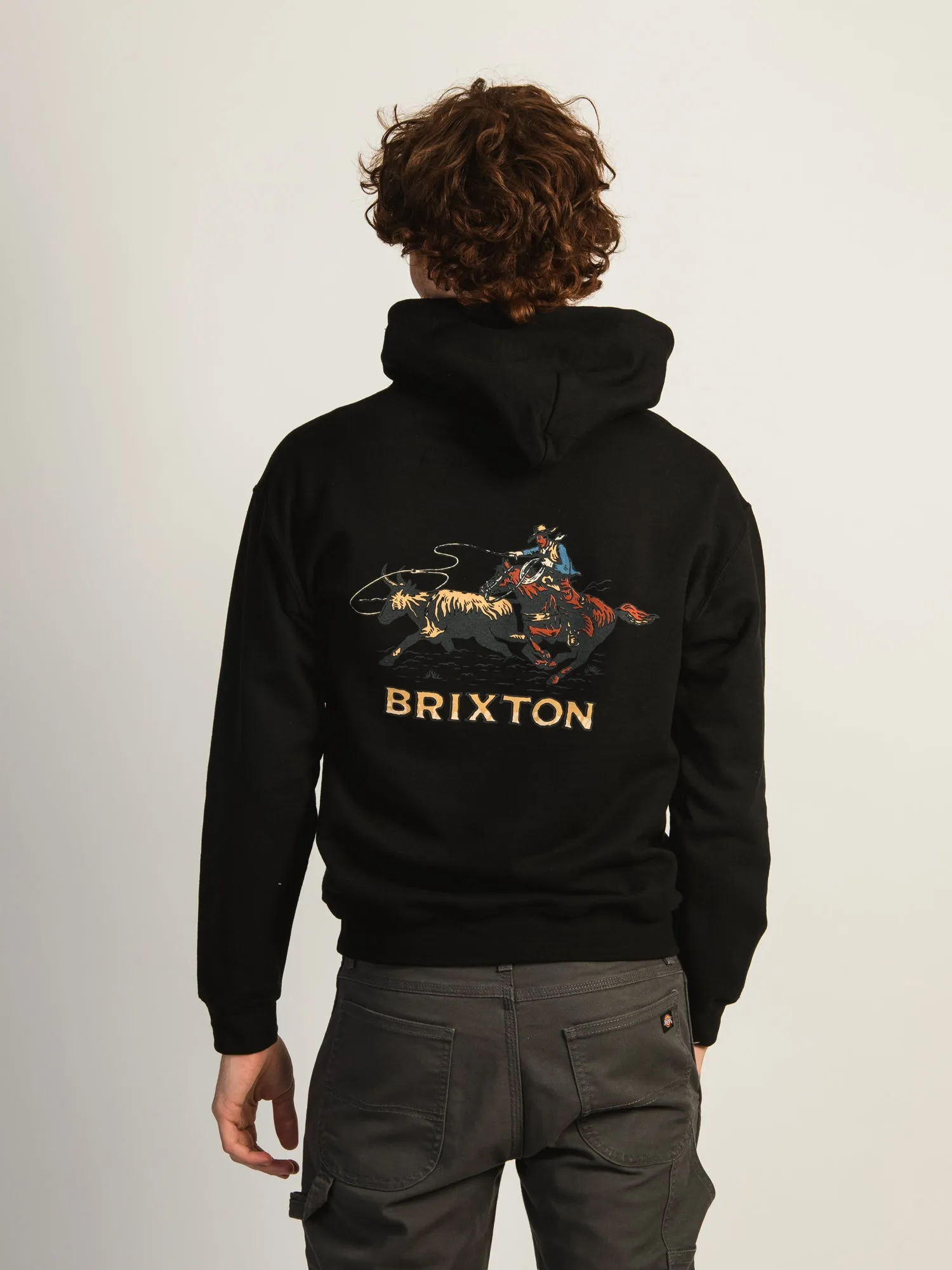 BRIXTON WRANGLING PULLOVER HOODIE