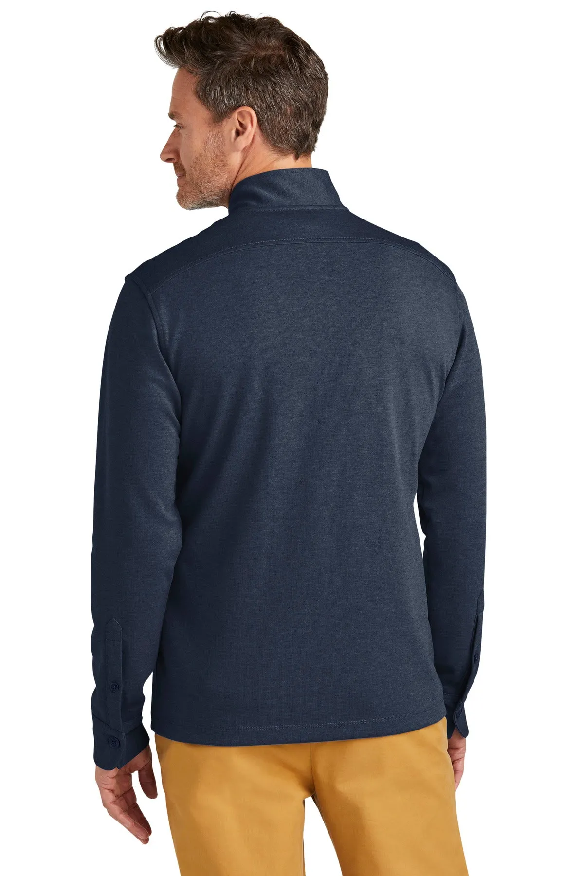 Brooks Brothers Mid-Layer Stretch 1/2-Button. BB18202