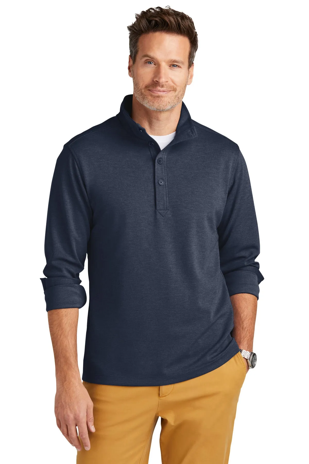 Brooks Brothers Mid-Layer Stretch 1/2-Button. BB18202