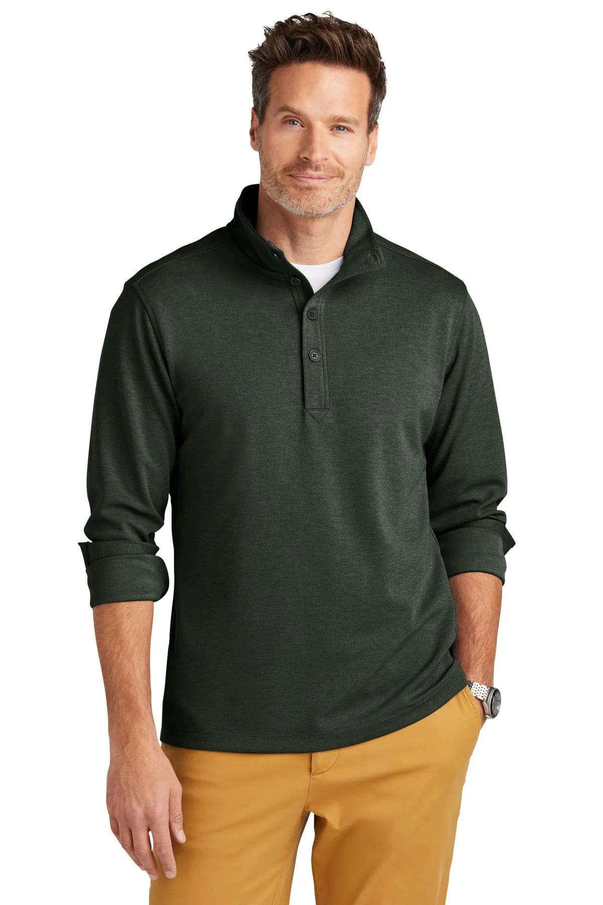 Brooks Brothers Mid-Layer Stretch 1/2-Button. BB18202