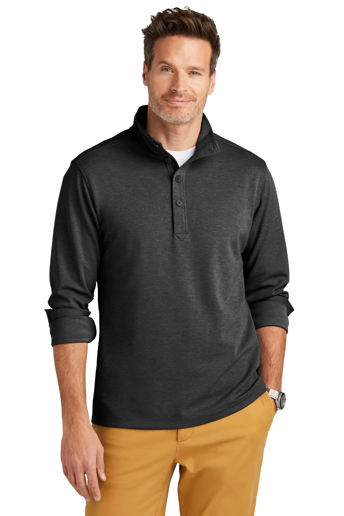 Brooks Brothers Mid-Layer Stretch 1/2-Button. BB18202