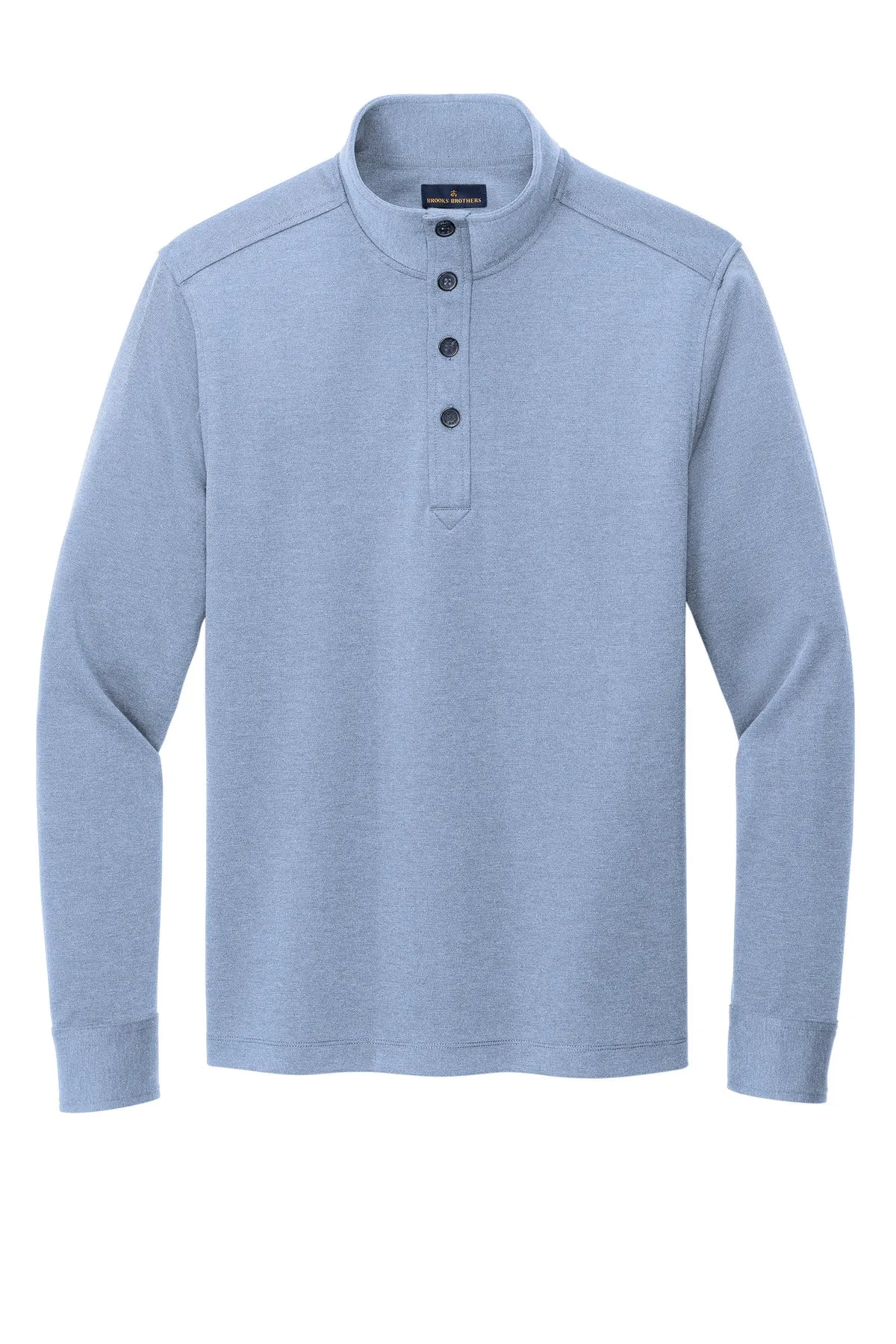 Brooks Brothers Mid-Layer Stretch 1/2-Button. BB18202