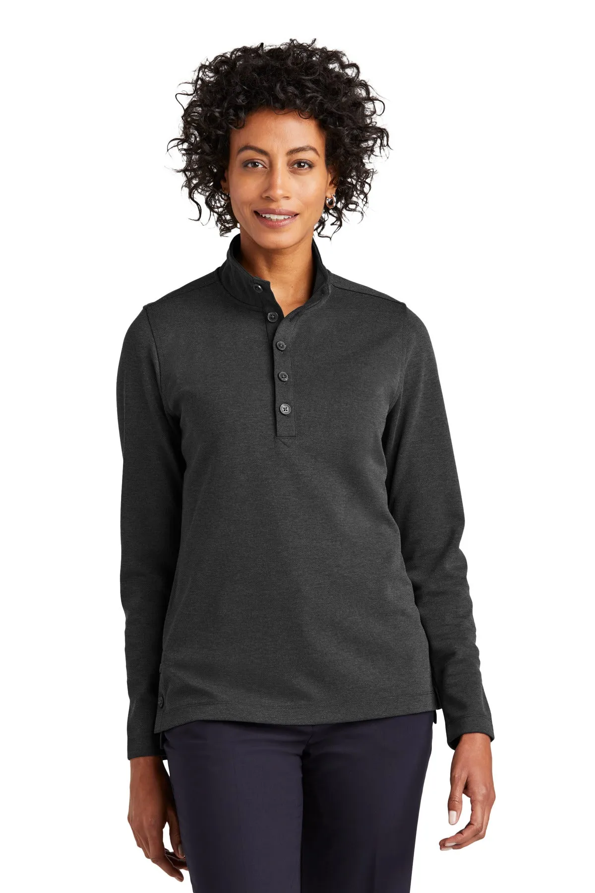 Brooks Brothers Women's Mid-Layer Stretch 1/2-Button. BB18203