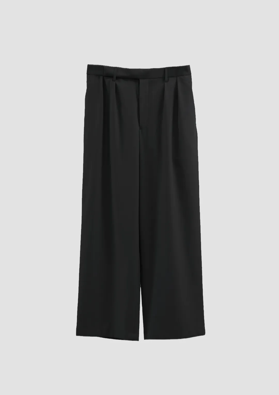 bundfaltenhose - charcoal