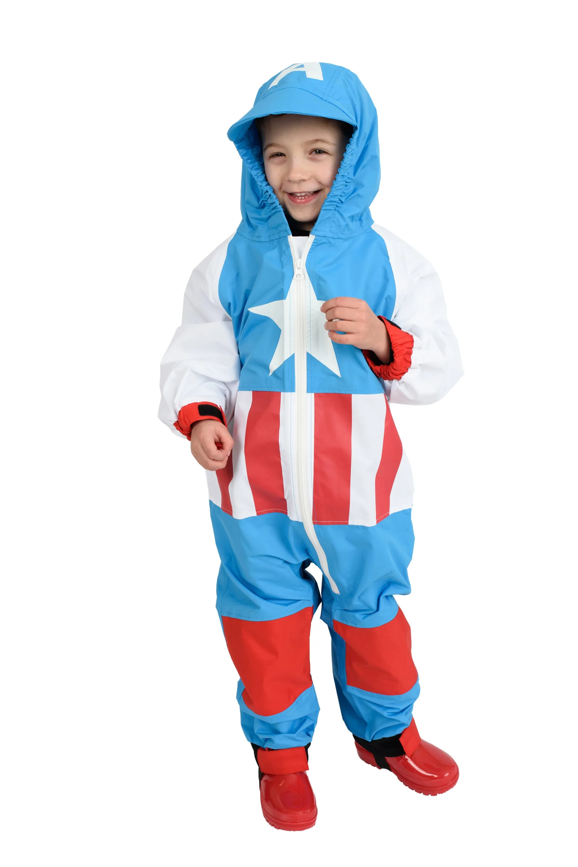 Captain America Rain Suit