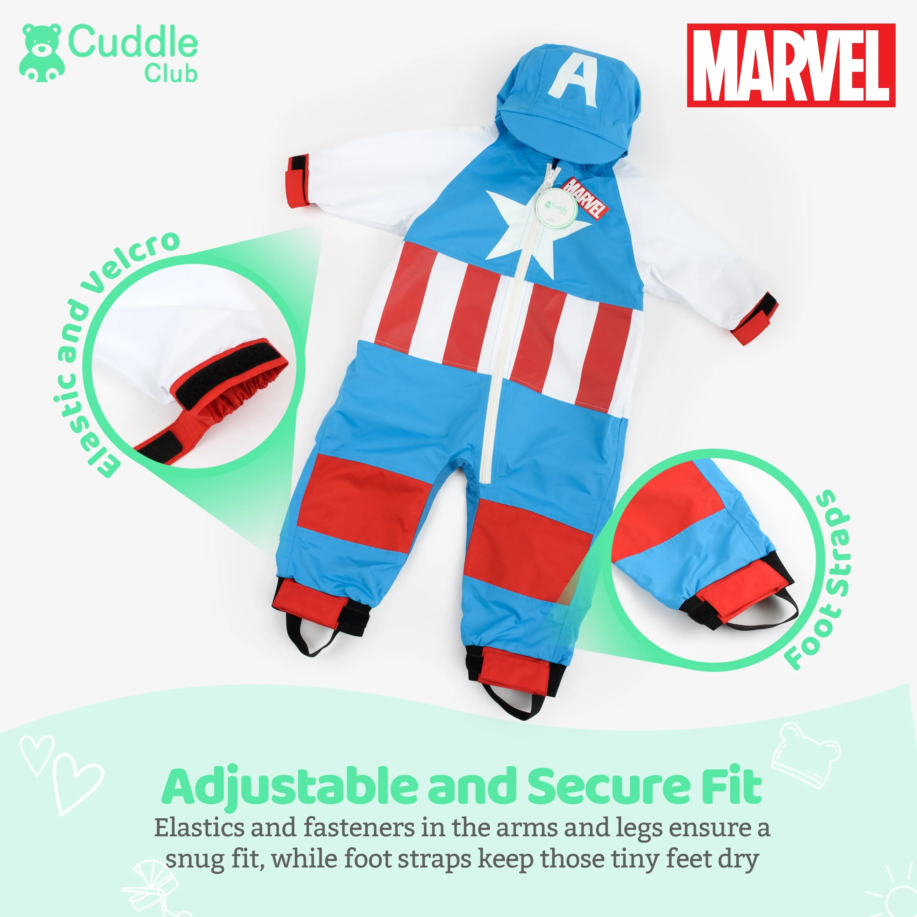 Captain America Rain Suit