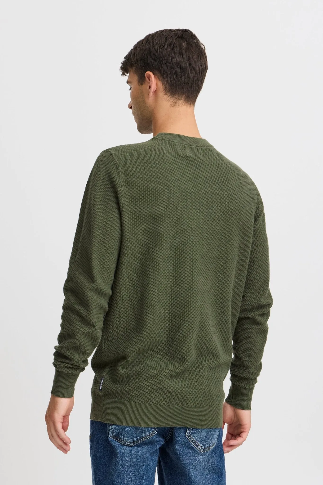 CASUAL FRIDAY - CFKARL 0160 structured crewneck knit - 20505192