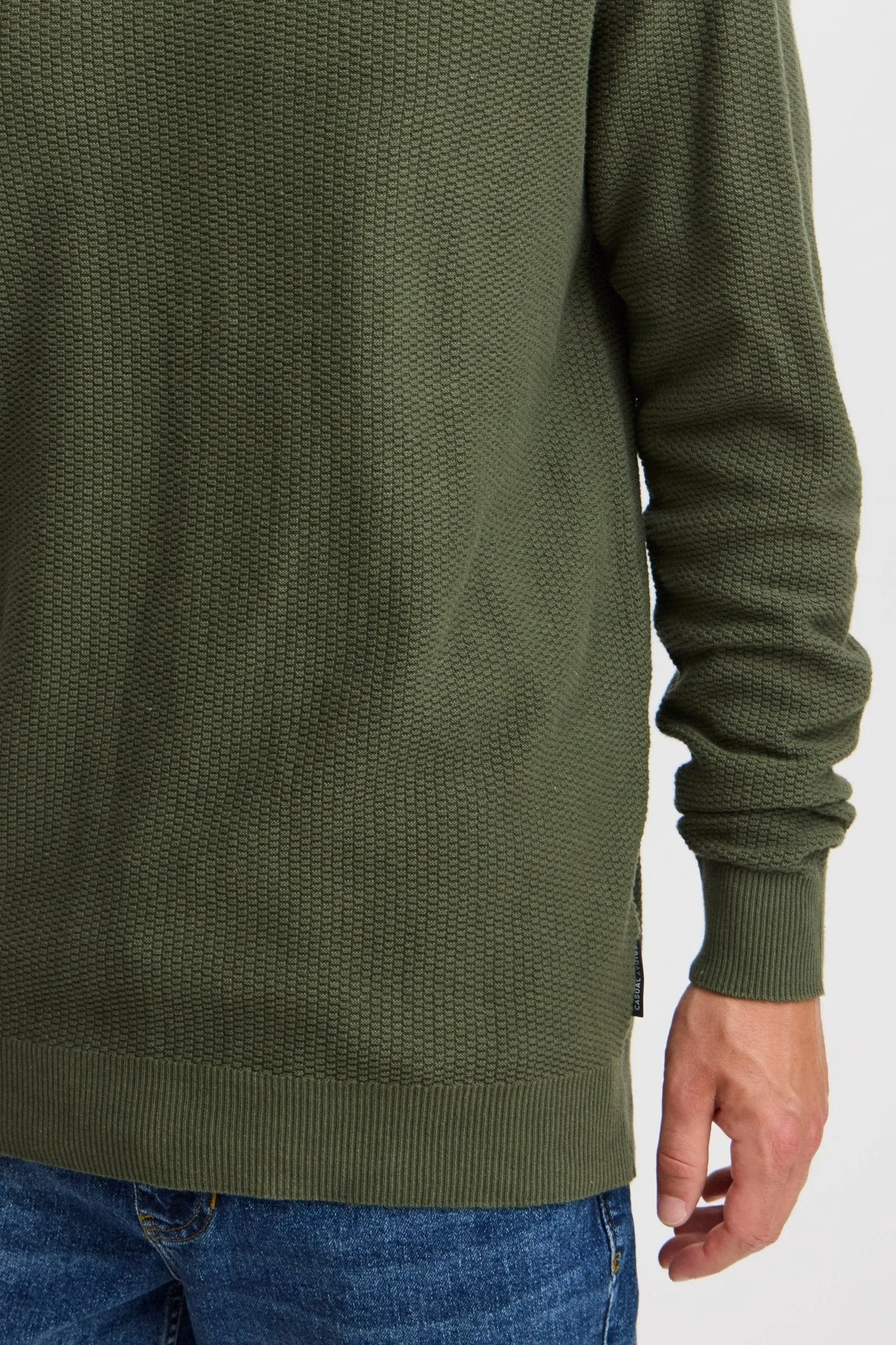 CASUAL FRIDAY - CFKARL 0160 structured crewneck knit - 20505192