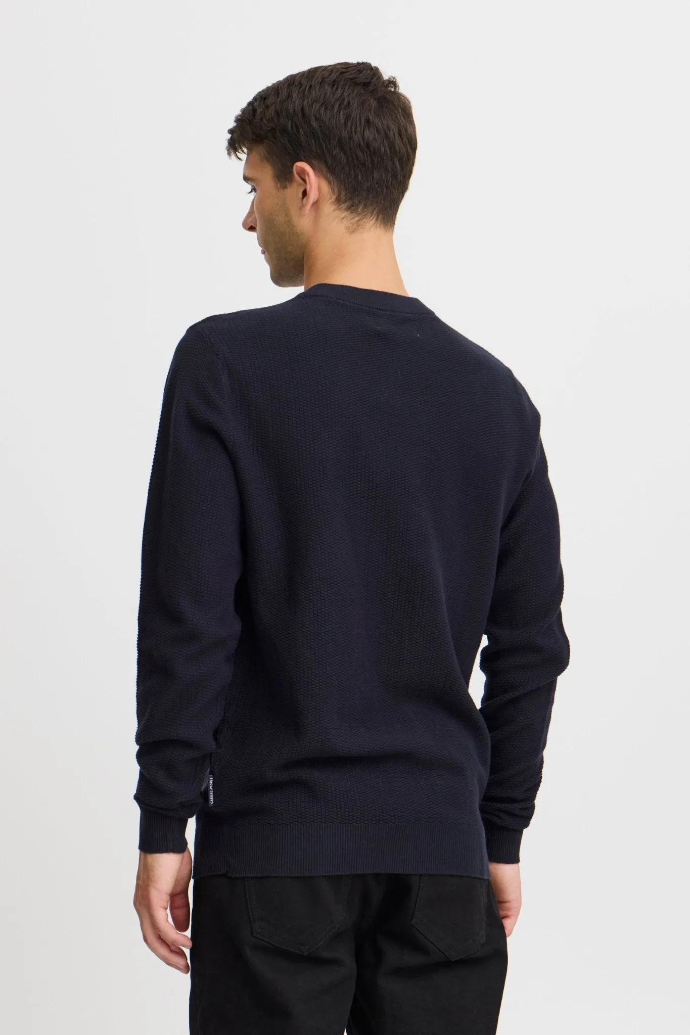 CASUAL FRIDAY - CFKARL 0160 structured crewneck knit - 20505192