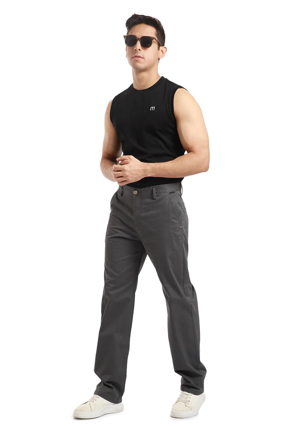 Charcoal Gray Carpenter Pants