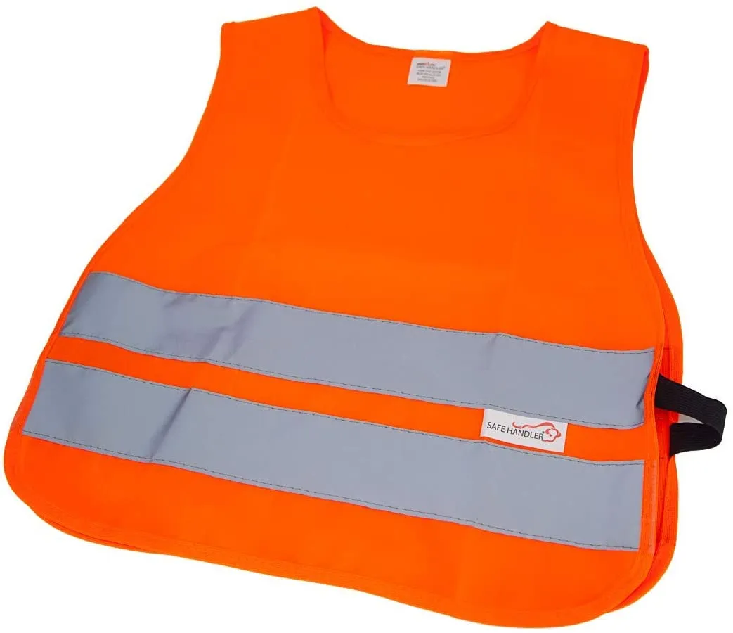 Child Reflective Safety Vest, Bright Colors for Child Safety, Orange