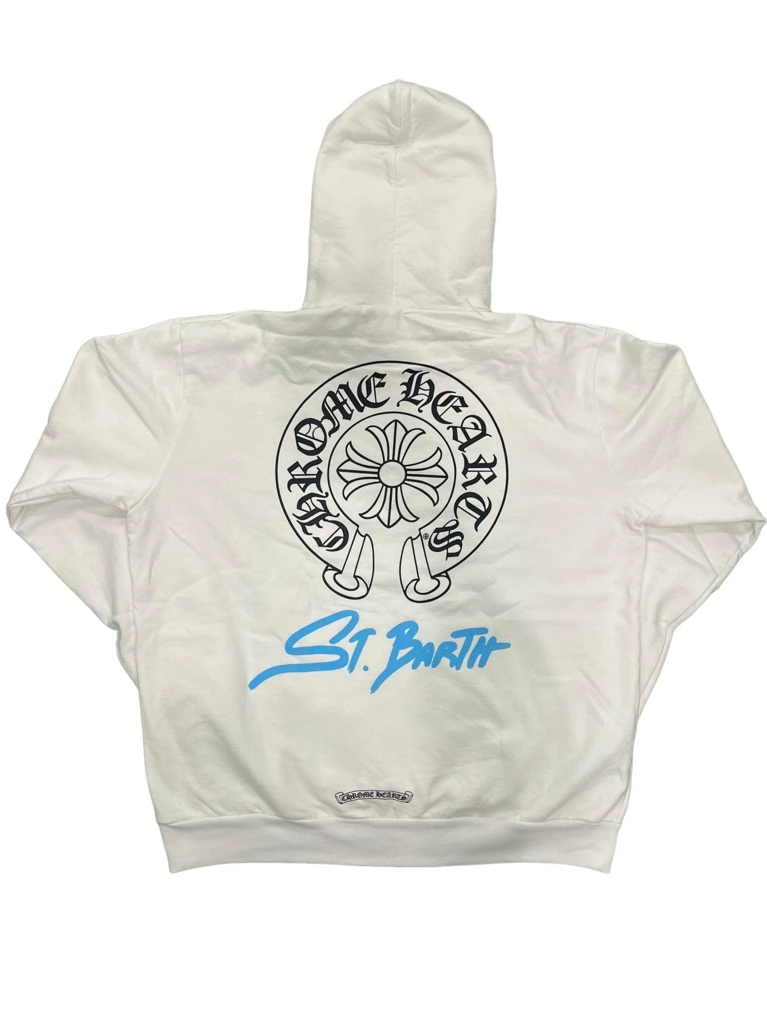 Chrome Hearts St. Barth Horseshoe Pullover Hoodie White