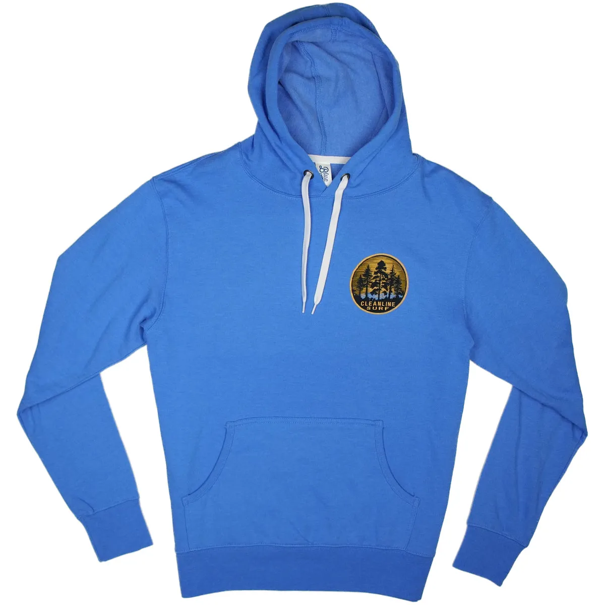 Cleanline Pacific Pines Pullover Hoodie - Heather Royal