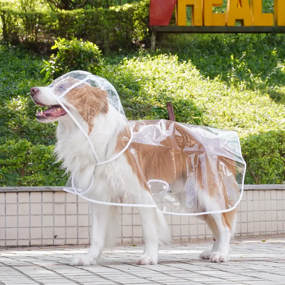 Clear Raincoat for Pets