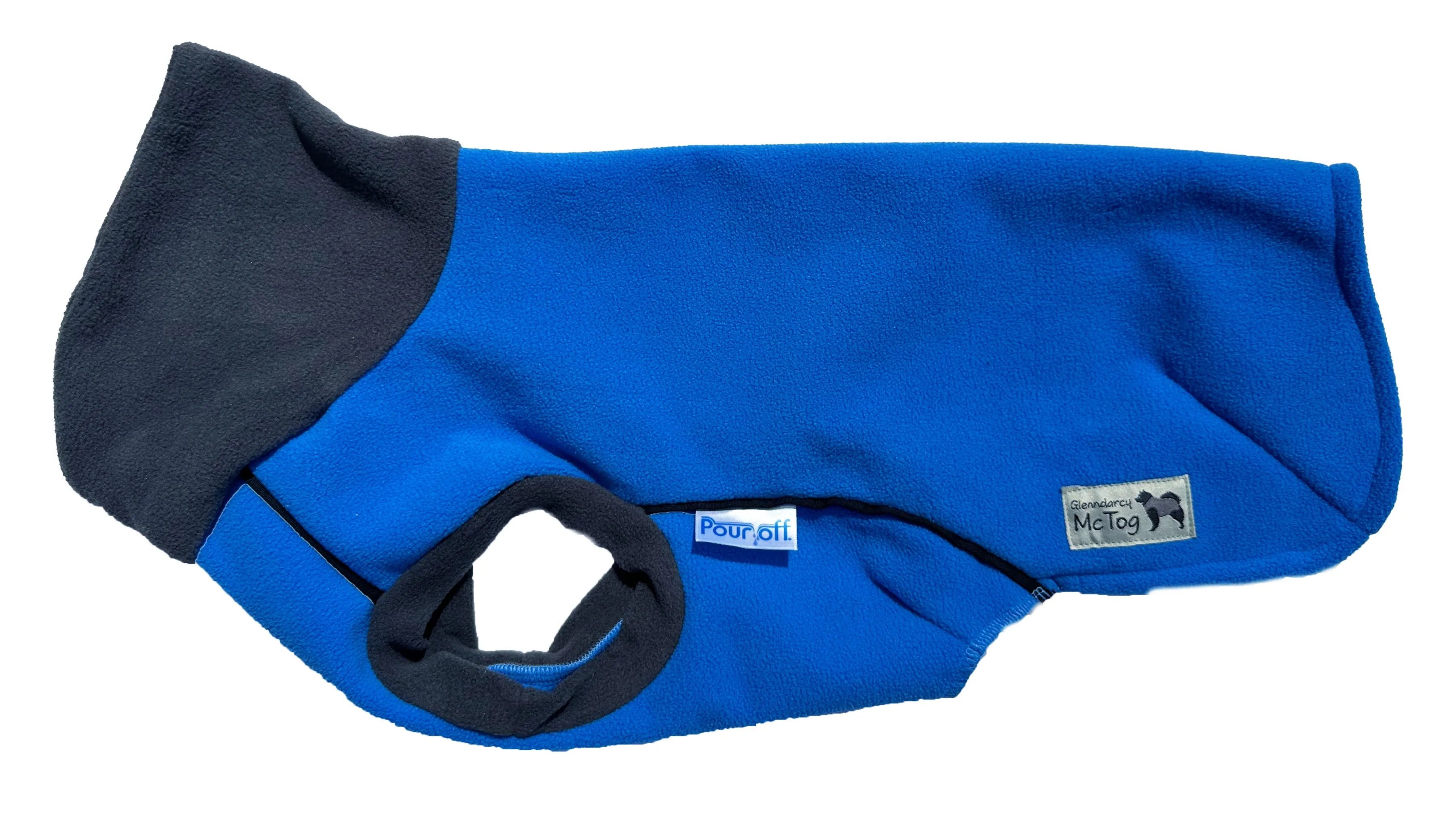 Cobalt Blue Double layer Waterproof Microfleece McTog Dog Jumper