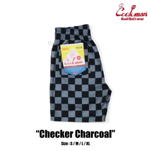 Cookman Chef Short Pants - Checker : Charcoal