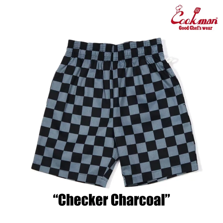 Cookman Chef Short Pants - Checker : Charcoal