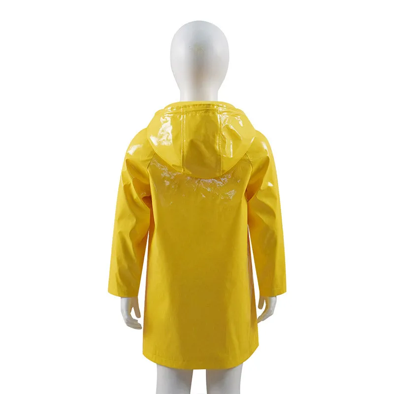 Coraline Costume Yellow Raincoat Kids Coat ACcosplay Halloween Suit