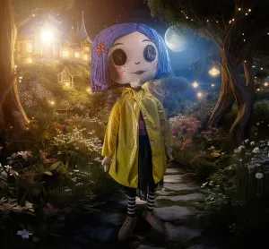 Coraline with Button Eyes Life-Size Plush Doll (Pre-Order)