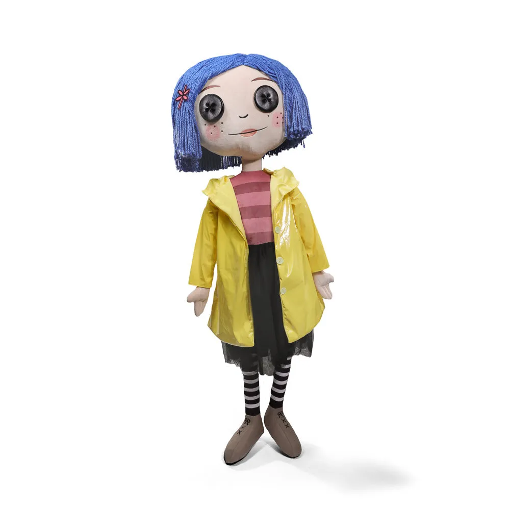 Coraline with Button Eyes Life-Size Plush Doll