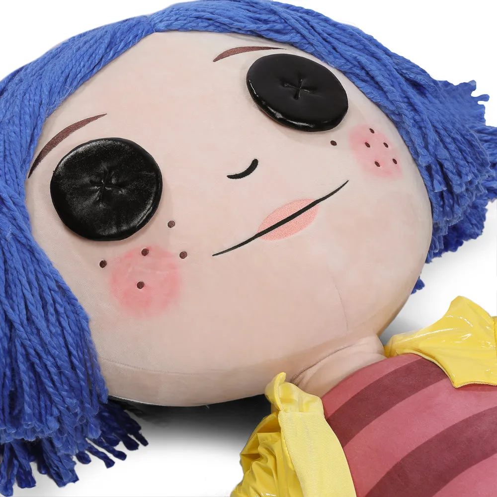 Coraline with Button Eyes Life-Size Plush Doll