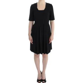 CO|TE Elegant Black Short Sleeve Venus Dress