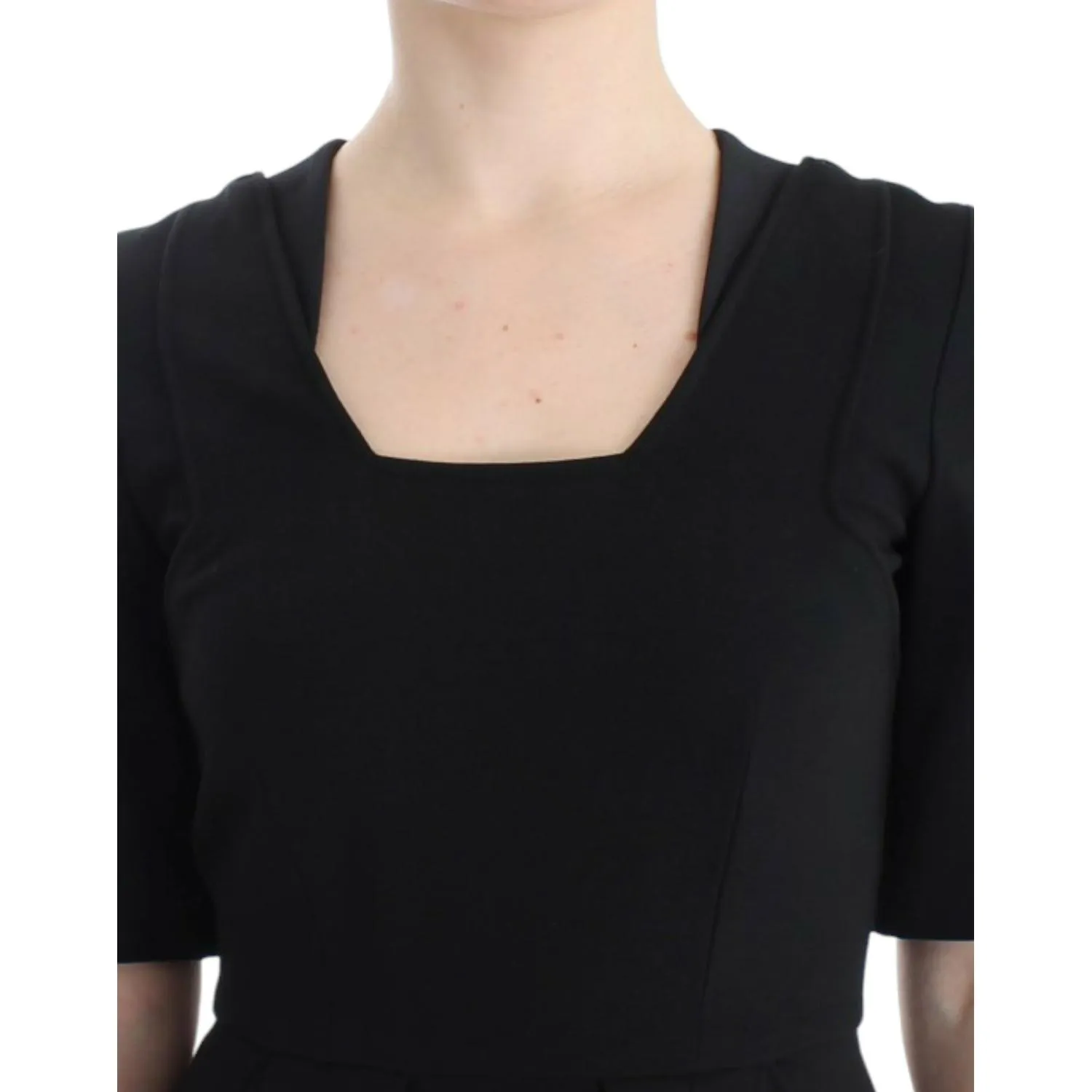 CO|TE Elegant Black Short Sleeve Venus Dress