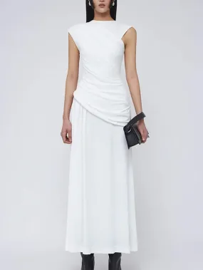 Dalynn Fold Sleeveless Midi Dress