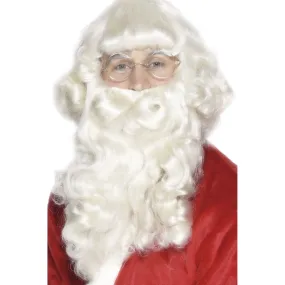 Deluxe Santa Wig and Beard Set-Smiffys