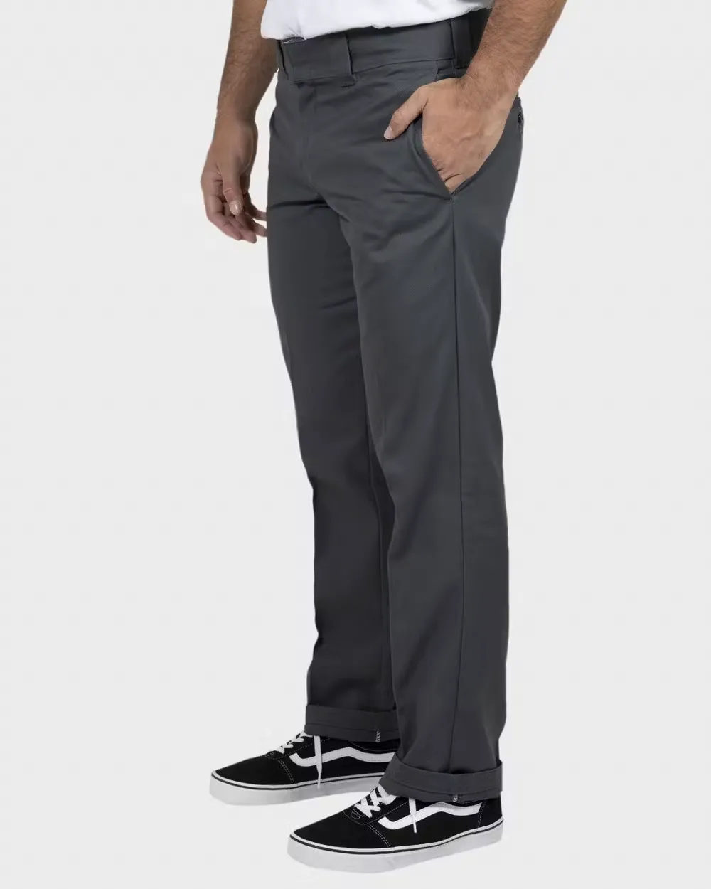 DICKIES 873 Slim Straight Fit Pants - Charcoal