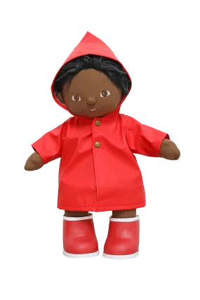 DINKUM DOLL RAINY PLAY SET RED