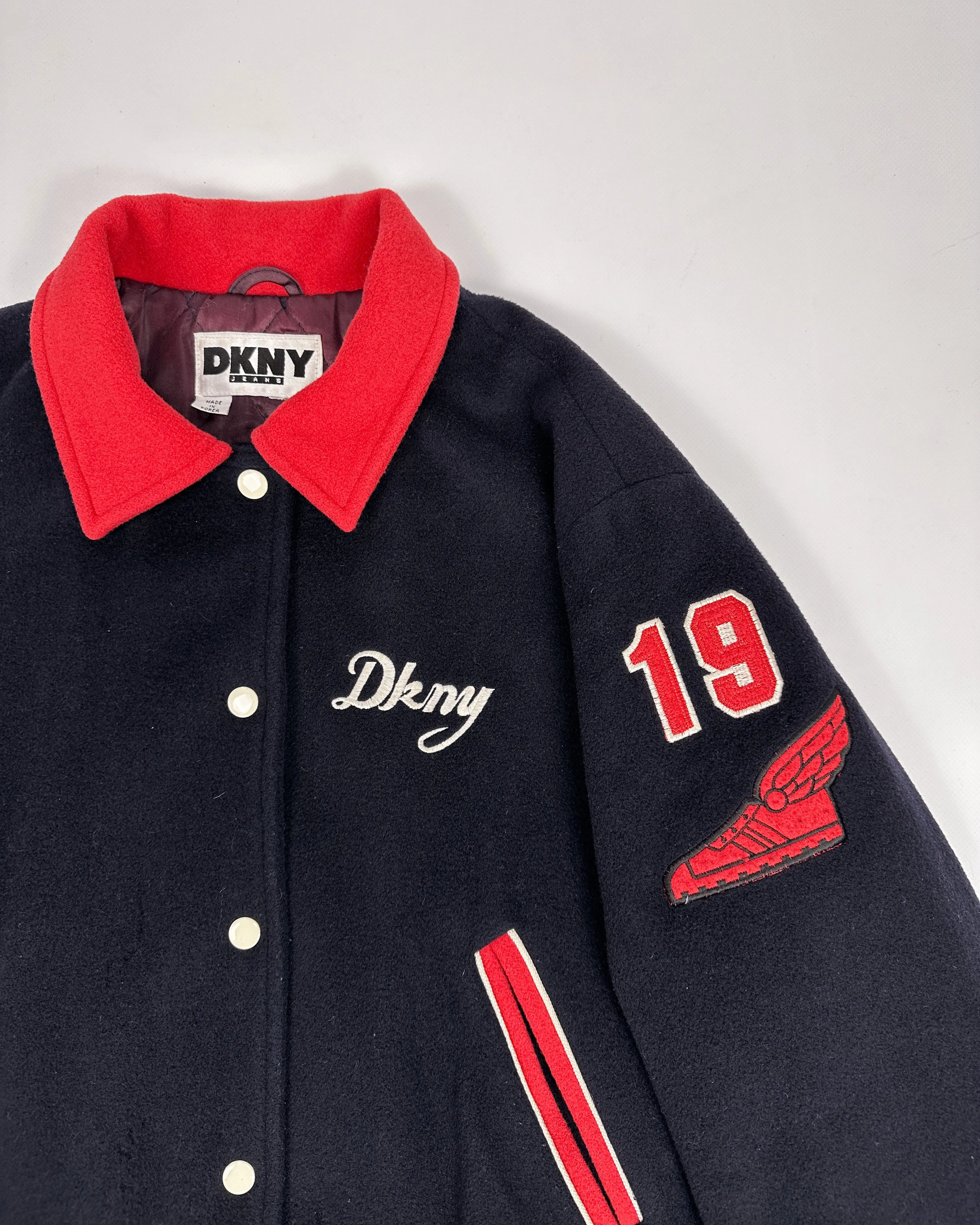 DKNY University Jacket (Made in Korea) 1980's