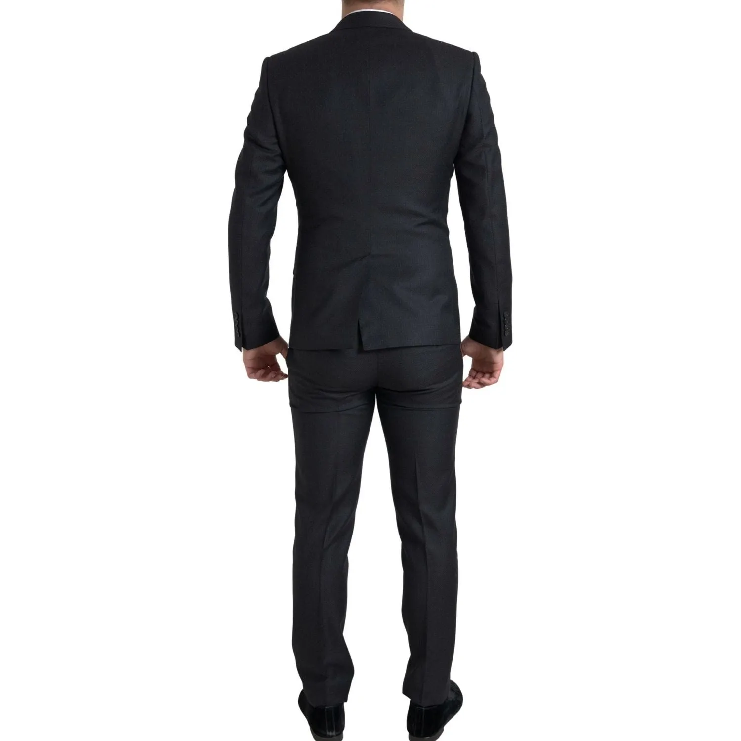 Dolce & Gabbana Elegant Black Martini Slim Fit 3-Piece Suit