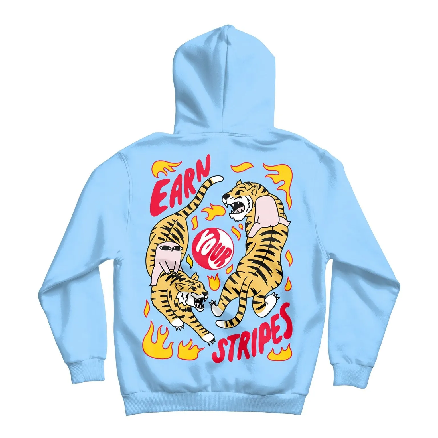 Earn Your Stripes Light Blue Hoodie