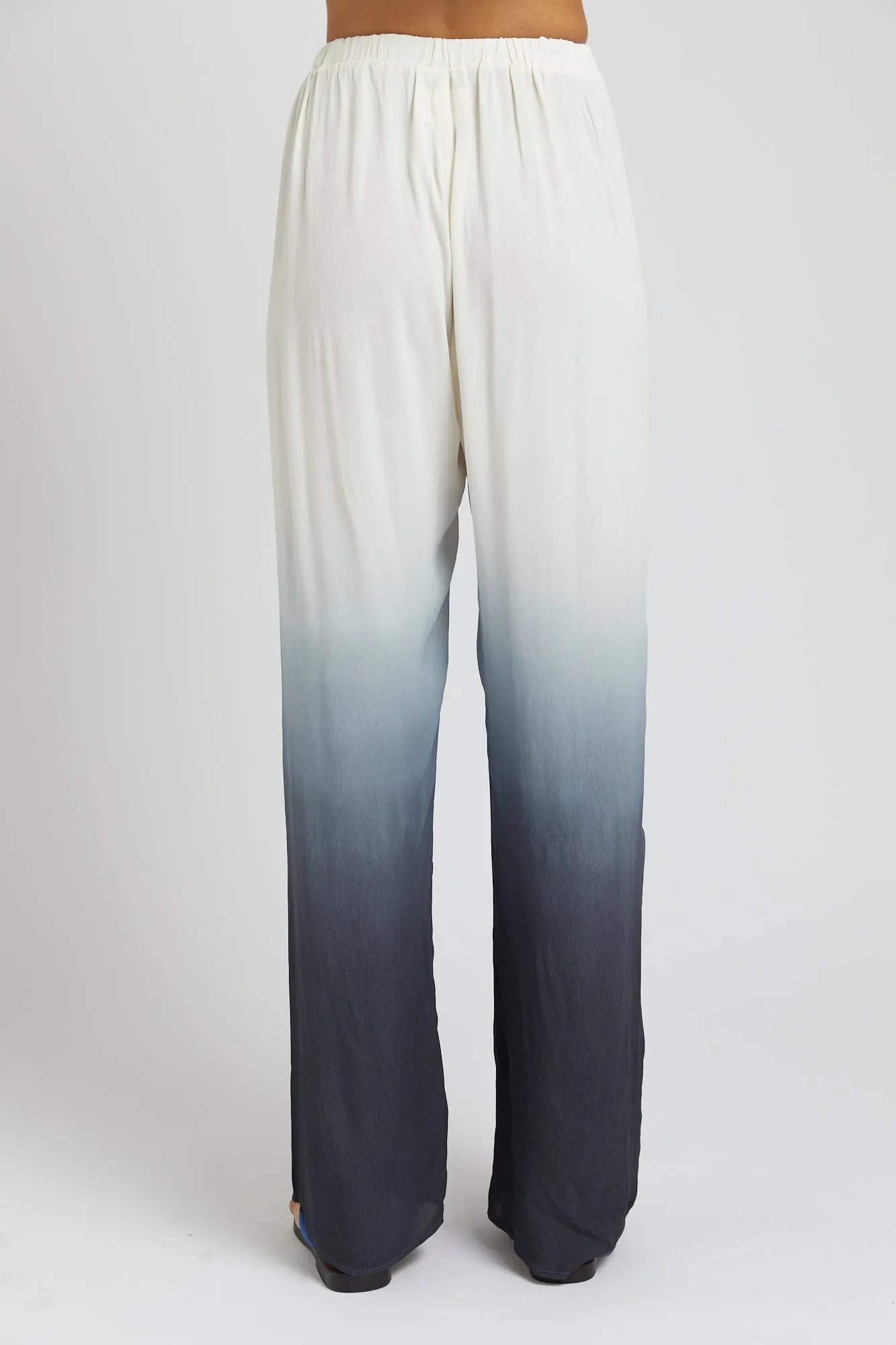 Elastic Waist Drawstring Pant - Charcoal Fade