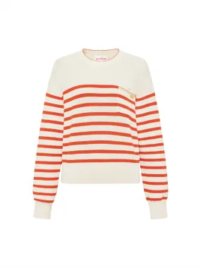 EP YAYING Vintage Striped Knit Sweater